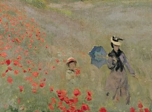 Vilde valmuer, nær Argenteuil (Les Coquelicots: environs d